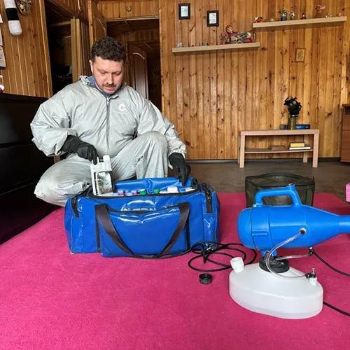 ФОТО Полное удаление ртути в помещениях в Пятигорске